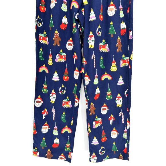Hanna Andersson Flannel Pajama Pant Christmas Heirloom Ornaments Unisex Medium - Picture 3 of 10